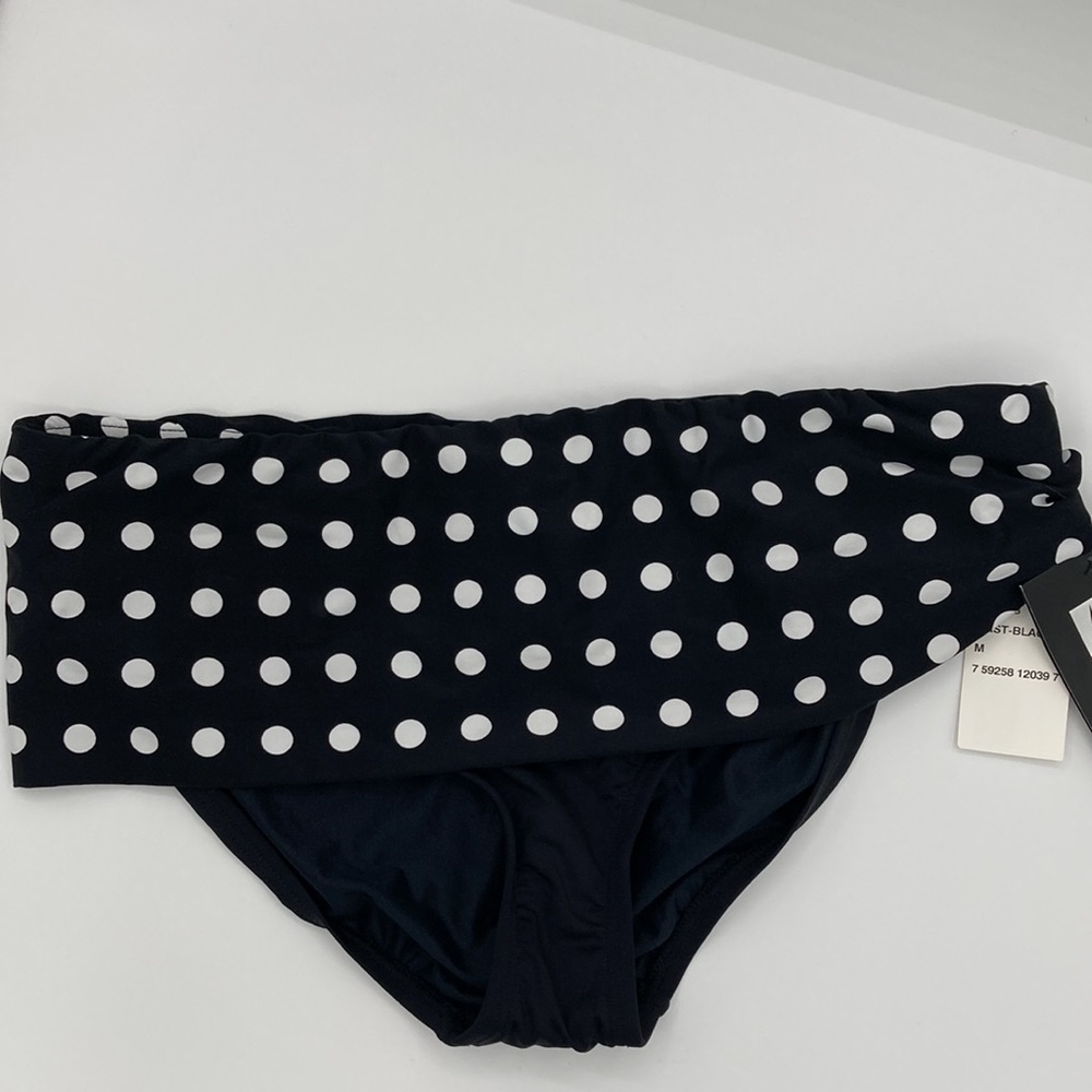 New w/Tags COCO REEF Bikini Bottom Black/White Polka Dots Size M - HOT!